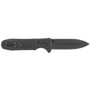 S.O.G SOG12630157 Ultra XR 2.80 in Folding Clip Point Plain Graphite TiNi Cryo S35NV Steel Blade/Black Textured Carbon Fiber Handle Includes Pocket Clip, Knife
