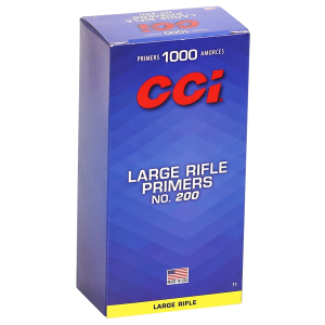 CCI 0011 Standard, Rifle No. 200 Large, Rifle Multi Caliber 1000/Box