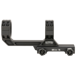 Sig Sauer Electro-Optics SOA20015 Alpha MSR Scope Mount/Ring Combo Black Anodized 34mm | 0 MOA