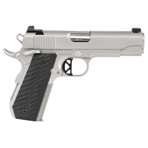 Dan Wesson 01827 V-Bob 45 ACP 8+1 4.25 in Match Grade Barrel, Forged Stainless Steel Frame w/Beavertail, Serrated Bead Blasted Stainless Steel Slide, Black G10 Grip, Pistol