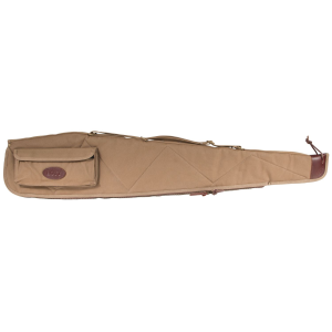 Boyt Harness OGC98PL06 Alaskan 48 in Waxed Kahki Canvas w/ Brass Hardware & Quilted Flannel Padding for Scoped s, Rifle Case