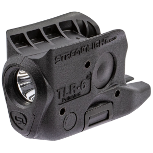 Streamlight 69280 TLR-6 Gun Light Black 100 Lumens White LED Glock 42/43 (Light Only)