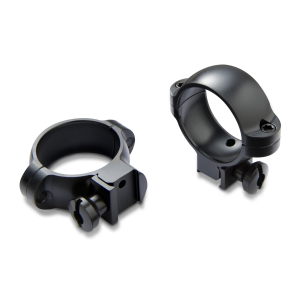 Burris Signature Rimfire 420554, Scope Rings, 1 in, Fits Picatinny or 11mm Dovetail, Medium Height, Black Finish 420554
