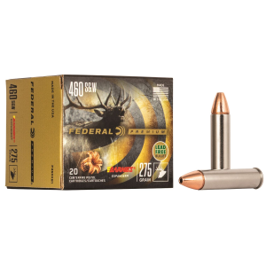 Federal P460XB1 Premium 460S&W Mag 275gr Barnes Expander BRX 20 Per Box/10 Case Centerfire, Handgun Ammunition
