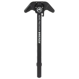 Aero Precision BREACH, AR-15 Charging Handle, Ambidextrous, Large Lever, Gas Deflection Shelf, Anodized Finish, Black APRA700101C