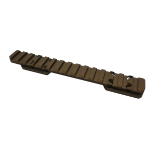 Talley P00SB735 Browning X-Bolt Smoked Bronze Picatinny Rail Short Action 0 MOA