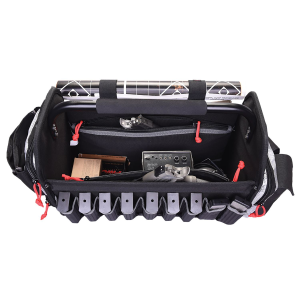 GPS Bags 1708RTB Tote Black 600D Polyester with Storage Pockets, Pull-Out Rain Cover & Visual ID Storage System