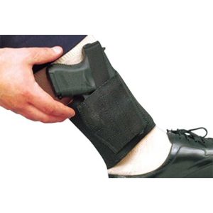 DeSantis Gunhide 062BAV5Z0 Apache Rig Ankle Black Elastic Velcro Compatible w/Ruger LC9/Glock 42 Right Hand