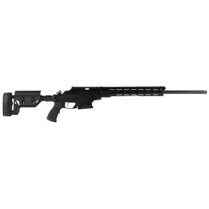 Tikka JRTAC416L T3x Tac A1 308 Win 10+1 24 in Barrel, Black Metal Finish, Black Fixed with Aluminum Bedding Stock, Polymer Grip Left Hand, Rifle