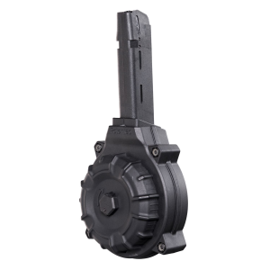 ProMag DRMA19 Standard 50rd Drum 40 S&W Compatible w/ Glock 22/23 Black DuPont Zytel Polymer, Magazine
