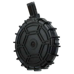 ProMag REMA4 Standard 70rd Drum 22 LR Fits Remington 597 Smoke Polycarbonate, Magazine