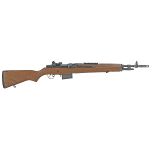 Springfield Armory AA9122 M1A Scout Squad 308 Win/7.62x51mm 10+1 18 in Black Parkerized Carbon Steel Barrel, Black Parkerized Picatinny Rail Steel Receiver, Walnut Fixed Stock, Rifle