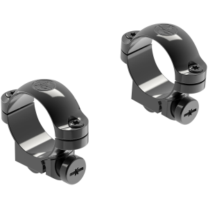 Leupold 49944 Ringmounts Matte Black Ruger M77 1 in Super High