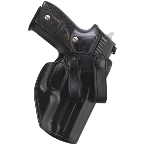 Galco SUM838B Summer Comfort IWB Black Leather Belt Loop Fits Glock 42/Sig P365 SAS/STD/.380 Right Hand, Holster