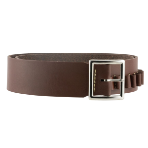 Hunter Company 1451L Cartridge Belt 2 in, Pistol 45 Cal 25 Rounds Antique Brown Leather 40 in-45 in