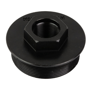 Yankee Hill Machine Co Universal Suppressor Mount, Coverts HUB Mount to Direct Thread, M13.5X1LH, Melonite QPQ Finish, Black YHM-2189-M