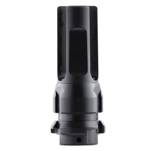 Dead Air DA302 Flash Hider Black with 5/8 in-24 tpi Threads & 2.70 in OAL for 7.62mm Sandman Series, KeyMod Equipped Nomad-30 & Primal Suppressors