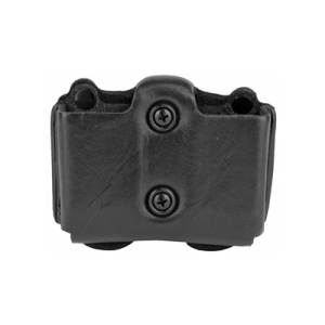 DeSantis Gunhide A01 A01BJYYZ0, DBL MAG Pouch, Mag Pouch, Fits Glock 43, Ambidextrous, Black Leather A01BJYYZ0