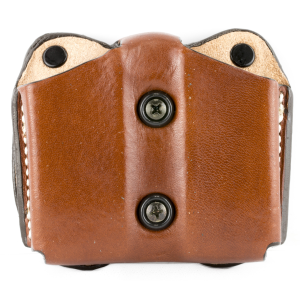 DeSantis Gunhide Double Magazine Pouch, Glock 17/22, Ambidextrous, Tan Leather A01TJJJZ0