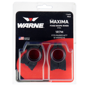 Warne 1TM Tikka Maxima Matte Black 1 in Medium 0 MOA