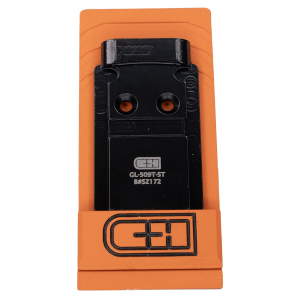C&H Precision V4, Optic Mounting Plate, For Glock MOS to Holosun 509T, Anodized, Black GL-509T-ST