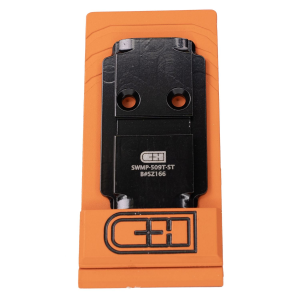 C&H Precision V4, Optic Mounting Plate, For M&P Core 2.0 to Holosun 509T, Anodized Finish, Black, Includes Mounting Hardware SWMP-509T-ST