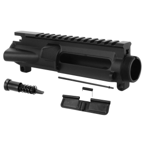 TacFire UP01C Stripped Upper Receiver 5.56x45mm NATO 7075-T6 Aluminum Black Anodized Receiver for AR-15