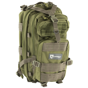 Drago Gear Tracker Backpack, 18 inx11 inx11 in, OD Green 14-301GR
