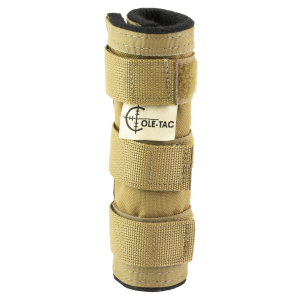 Cole-TAC Metal Python, Suppressor Cover, 6 in, Coyote Brown, Fits 1-2 in Suppressors MP102