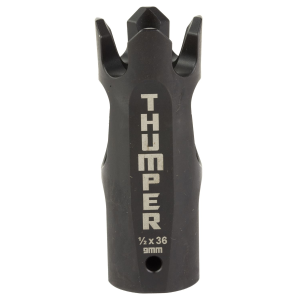Battle Arms Development Thumper BAD-THUMPER-9MM-BN, Compensator, 9MM, Nitride Finish, Black, 1/2x36 Threaded BAD-THUMPER-9MM-BN