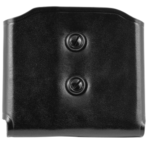 Galco DMC26B DMC Mag Carrier Double Black Leather Belt Loop Belts 1.50-1.75 in Wide Compatible w/ Single Stack Compatible w/ Sig P220 Compatible w/ 1911 Ambidextrous Hand