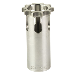 Yankee Hill Machine Co Nielsen Pistons, 45 Cal, .578 in-28, Stainless Steel, Compatible with YHMs Booster Housing YHM-2055 as Well as Many Popular Pistol Suppressors, Silver YHM-2062-28