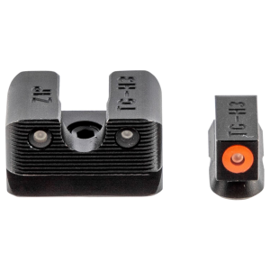 TruGlo TG231Z1C Tritium Pro Black | Green Tritium Orange Outline Front Sight Green Tritium Rear Sight