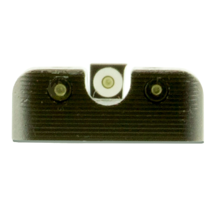 TruGlo TG231H1W Tritium Pro Black | Green Tritium White Outline Front Sight Green Tritium Rear Sight