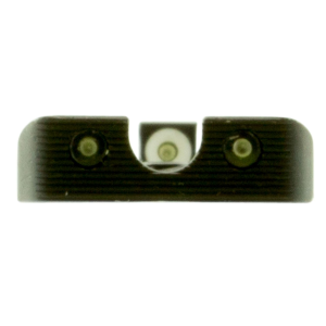 TruGlo TG231MP1W Tritium Pro Black | Green Tritium White Outline Front Sight Green Tritium Rear Sight