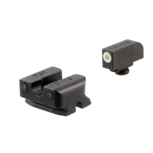 TruGlo TG231W3W Tritium Pro Black | Green Tritium White Outline Front Sight Green Tritium Rear Sight