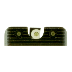 TruGlo TG231X1W Tritium Pro Black | Green Tritium White Outline Front Sight Green Tritium Rear Sight