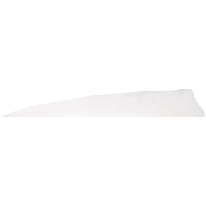 Gateway Shield Cut Feathers White 4 in RW 100 Pk 400RSSFW-100