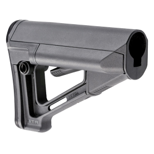 Magpul MAG470GRY STR Carbine Stock Stealth Gray Synthetic for AR-15, M16, M4 with Mil-Spec Tube (Tube Not Included)
