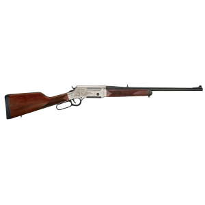 Henry H014D223 Long Ranger Deluxe Full Size 223 Rem/5.56x45mm NATO 5+1 20 in Blued Steel Barrel, Engraved Nickel-Plated w/24K Gold Inlay Steel Receiver, American Walnut Stock Right Hand, Rifle