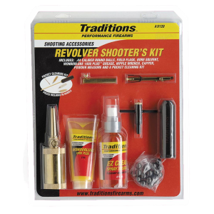 Traditions A5120 Sportsman Kit 44 Cal , Revolver Nylon Bristles 1 Kit