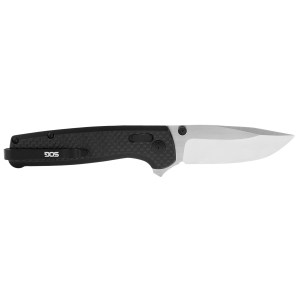S.O.G SOGTM1025BX Terminus XR 2.95 in Folding Clip Point Plain Satin CPM S35VN SS Blade Black G10/Carbon Fiber Handle Features Box Packaging Includes Belt Clip, Knife