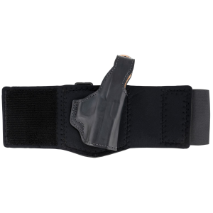 DeSantis Gunhide 014PC8BZ0 Die Hard Rig Ankle Black Leather Fits Glock 43/43X Right Hand