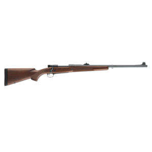 Winchester 535204144 Model 70 Safari Express 458 Win Mag 3+1 24 in Barrel, Forged Steel Receiver w/Recoil Lugs, Checkered Satin Walnut Stock w/Deluxe Cheekpiece, Blade Type Ejector, Pachmayr Recoil Pad, Rifle