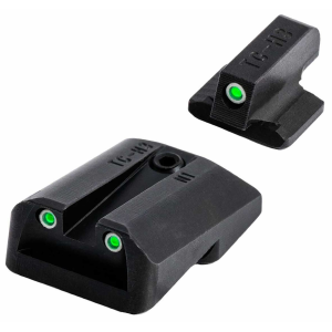 TruGlo TGTG231N2 Tritium Black | Green Tritium Front Sight Green Tritium Rear Sight
