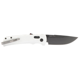 S.O.G SOG11181041 Flash AT 3.45 Fold Straight Back Plain TiNi Cryo D2 Steel Blade, Concrete Gray Textured GRN Handle, Knife