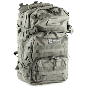 Drago Gear Assault Backpack, 20 inx15 inx13 in, Seal Gray 14-302GY