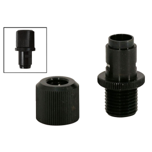 Walther Arms 512105 Threaded Barrel Adapter P22 Black Nitride Stainless Steel 1/2 in-28 tpi, Handgun