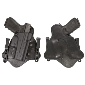 Comp-Tac C225SW146RBSN MTAC IWB Black Kydex/Leather Belt Clip Fits S&W M&P Shield 9/40 Right Hand