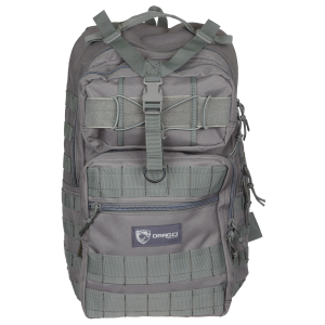 Drago Gear Atlus Backpack, 600 Polyester, 19 inx11 inx10 in, Gray 14-308GY